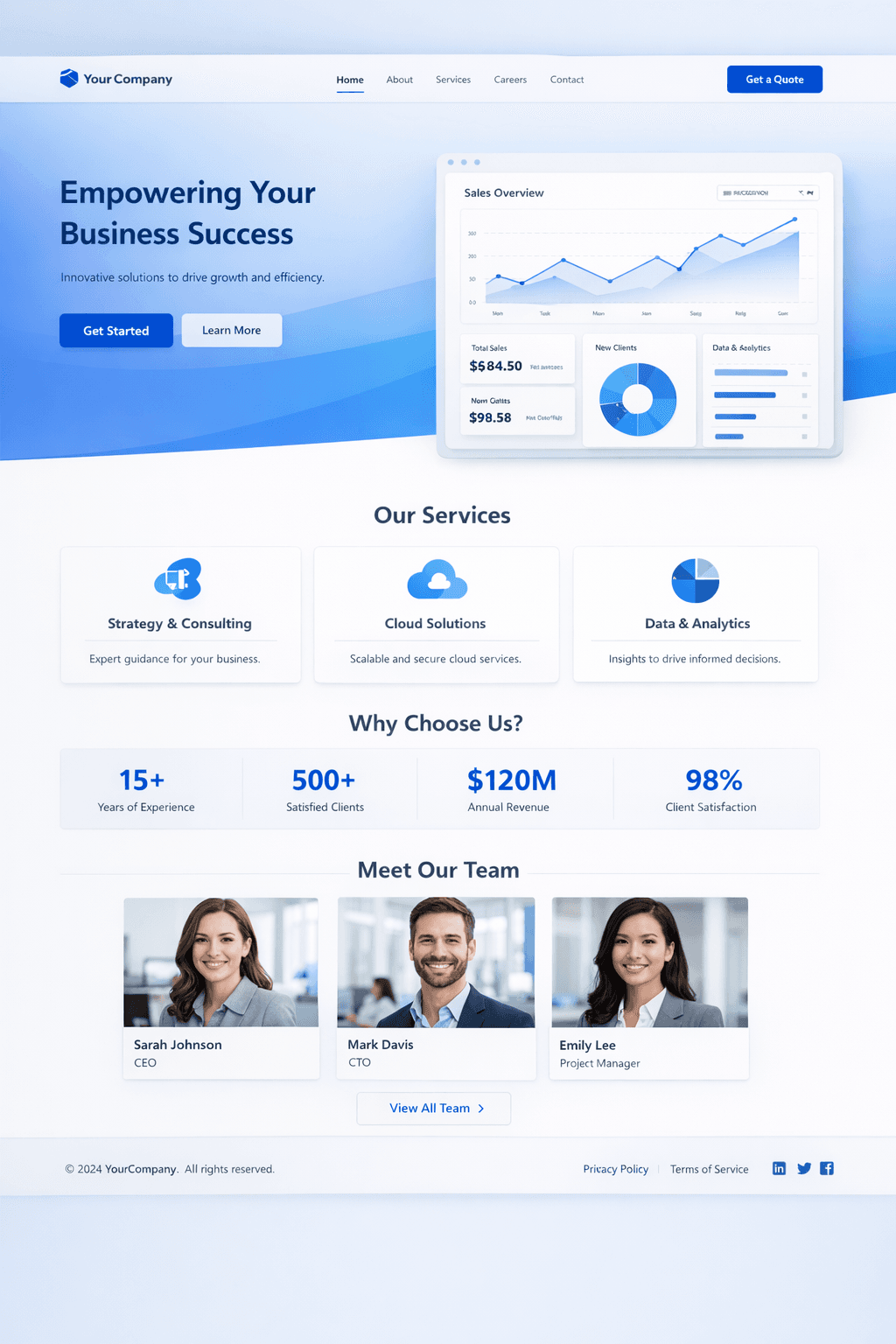 Corporate Business Websites